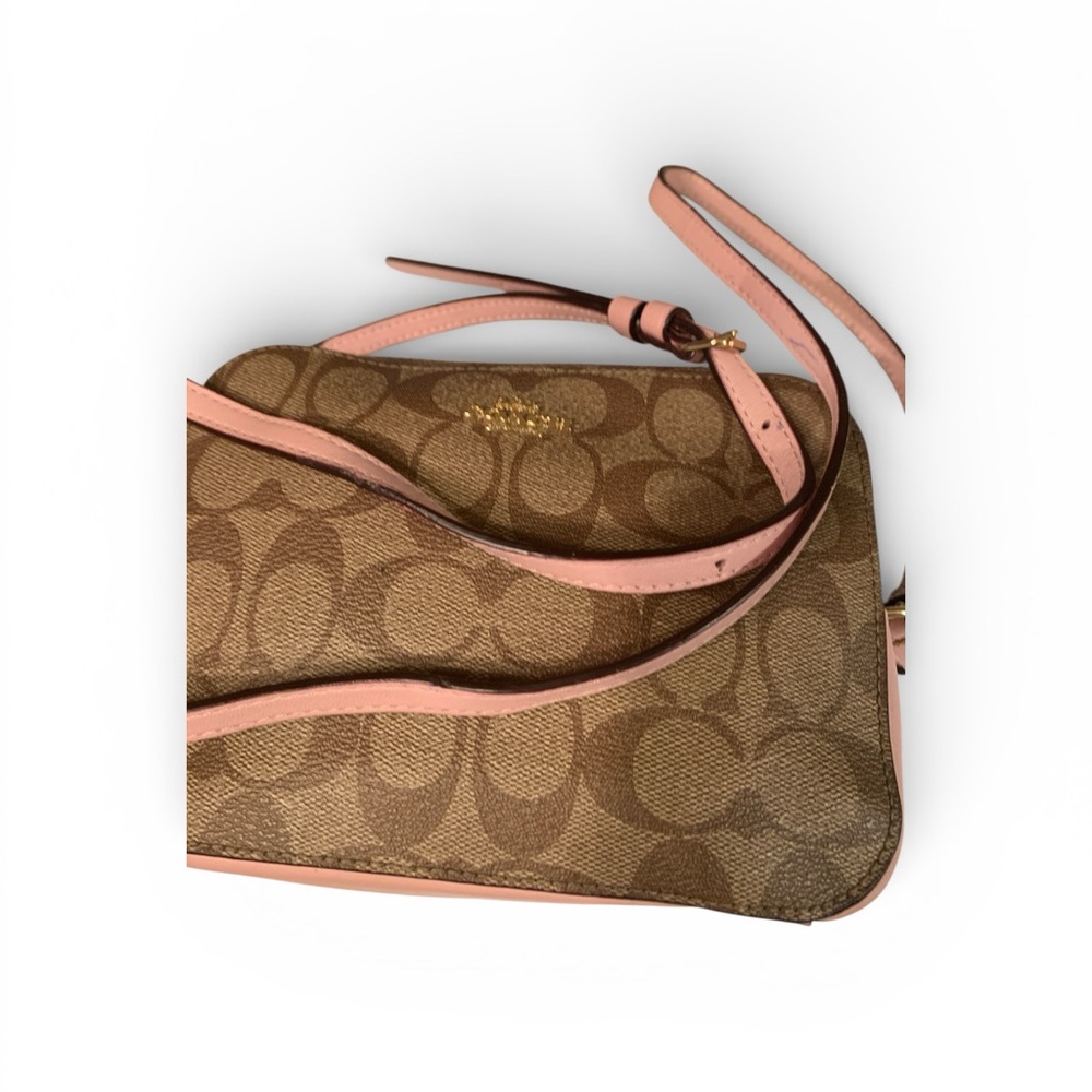 Coach Brown and Pink Women's Camera Bag